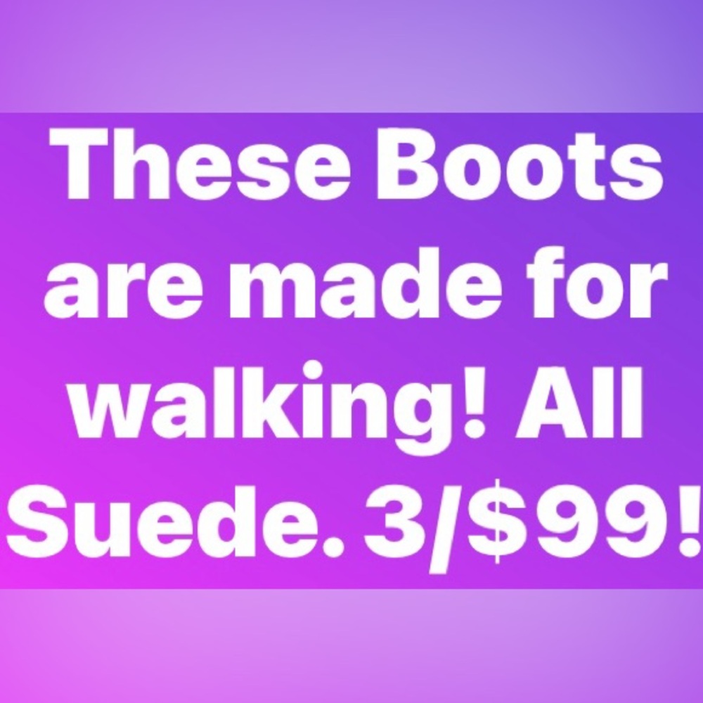Stylish Suede Women's Boots
